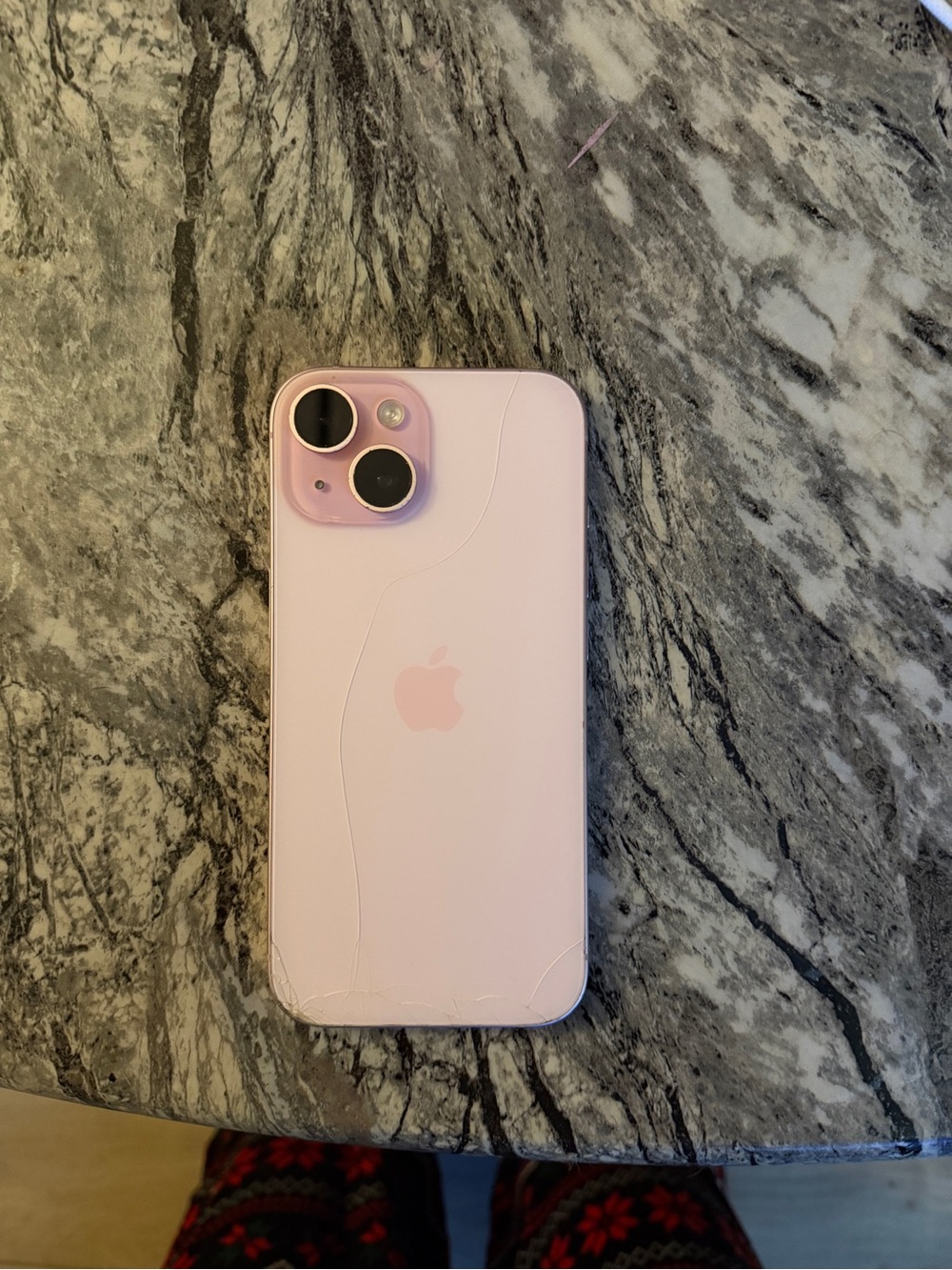 Pink iPhone 15